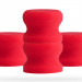Аппликатор для нанесения восков поролон FIREBALL WAX PAD Regular 7x5,5см