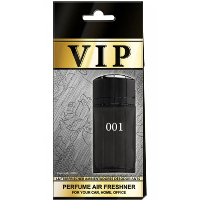 Ароматизатор подвесной CARIBI VIP 001/ Paco Rabanne "Black XS"